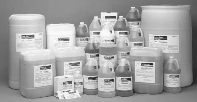 FIGURE 128 Various types of cleaning chemical formulations The choice of - фото 60