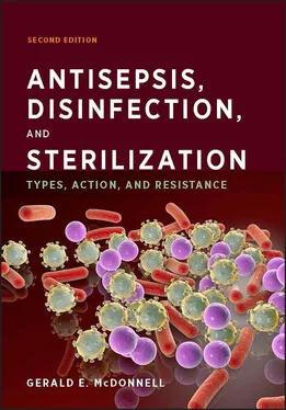 Gerald E. McDonnell Antisepsis, Disinfection, and Sterilization обложка книги