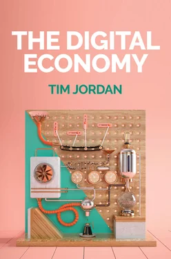 Tim Jordan The Digital Economy обложка книги