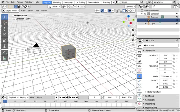 FIGURE 14The default Blender interface Working with an interface that - фото 14