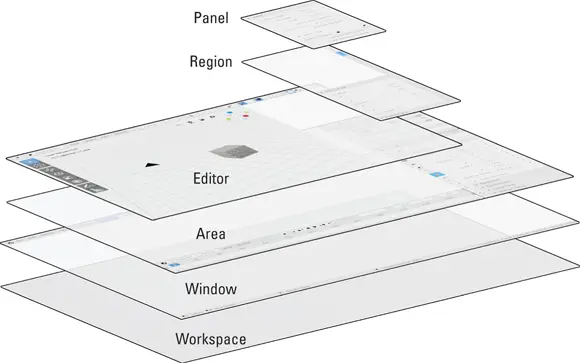 FIGURE 15A typical Blender workspace includes at least one window containing - фото 15