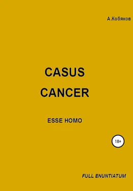 Алексей Кобяков Casus cancer обложка книги