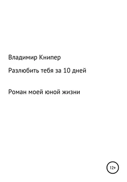 Владимир Книпер Разлюбить тебя за 10 дней обложка книги