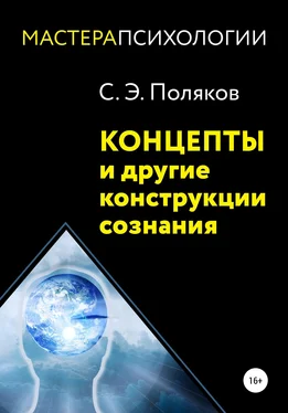 Сергей Поляков Концепты и другие конструкции сознания обложка книги