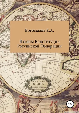 Егор Богомазов Изъяны Конституции Российской Федерации обложка книги