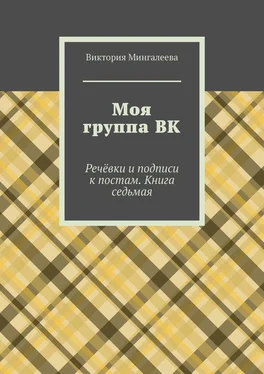 Виктория Мингалеева Моя группа ВК. Речёвки и подписи к постам. Книга седьмая обложка книги