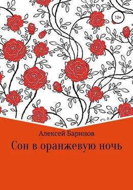 Алексей Баринов Сон в оранжевую ночь обложка книги