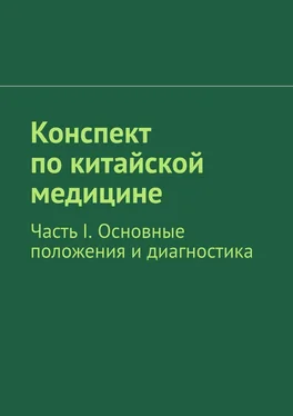 Роман Киричек Конспект по китайской медицине. Часть I. Основные положения и диагностика обложка книги