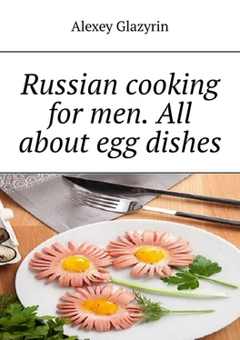 Alexey Glazyrin Russian cooking for men. All about egg dishes обложка книги