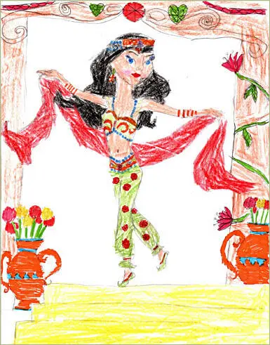 Рис Любимова Елизавета 7 лет Рисунок очень нравится Какая красота - фото 88