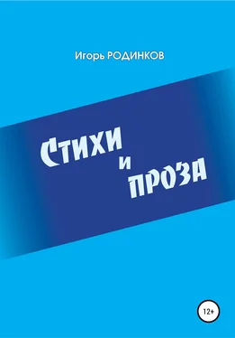 Игорь Родинков Стихи и проза обложка книги