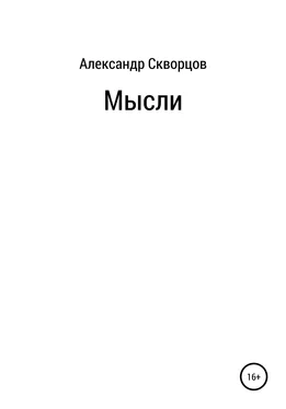 Александр Скворцов Мысли обложка книги