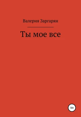 Валерия Заргарян Ты мое все обложка книги