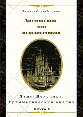 Татьяна Олива Моралес Английский для переводчиков. Книга 3. Язык Шекспира. Грамматический анализ обложка книги