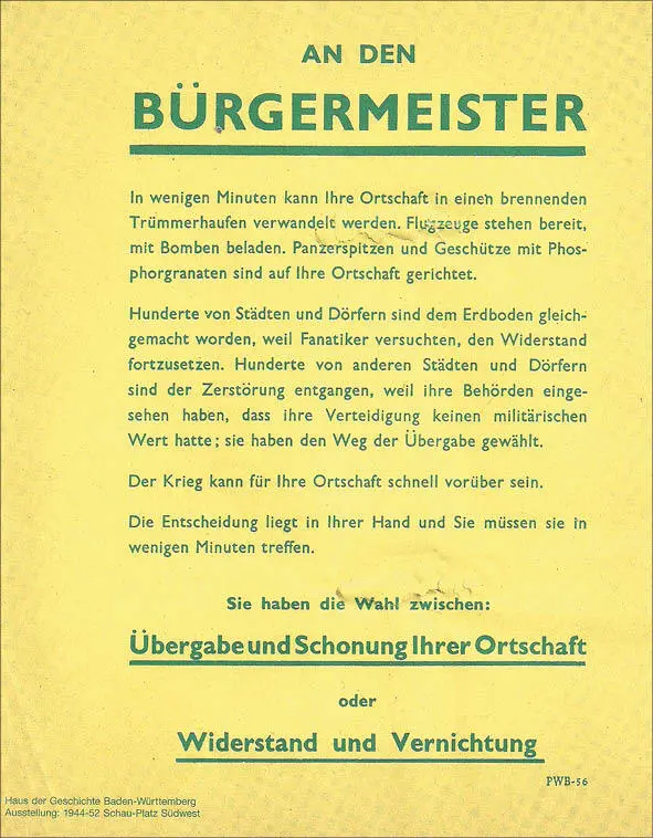 Bereits 1944 hatten die Alliierten während des Vormarsches Kategorien für - фото 2