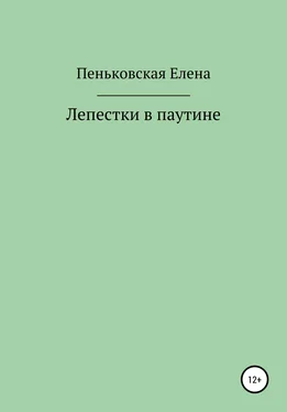 Елена Пеньковская Лепестки в паутине обложка книги