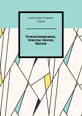 Александр Агарков-Новак Стихотворения, тексты песен, басни обложка книги