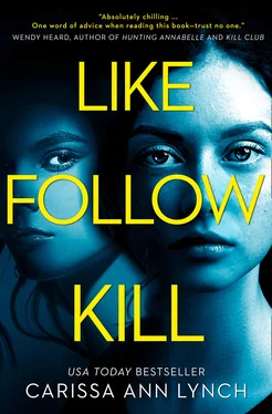 Carissa Ann Lynch Like, Follow, Kill обложка книги