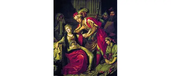Рогнеда и Владимир картина А Лосенко 1770 Рогнеда воспитала своего первенца - фото 14
