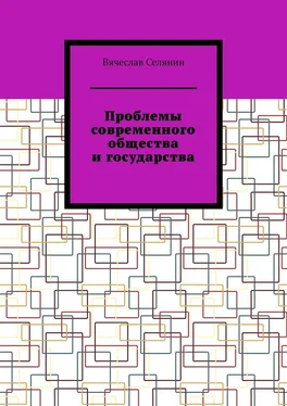 Вячеслав Селянин Проблемы современного общества и государства обложка книги