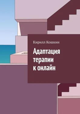 Кирилл Кошкин Адаптация терапии к онлайн обложка книги