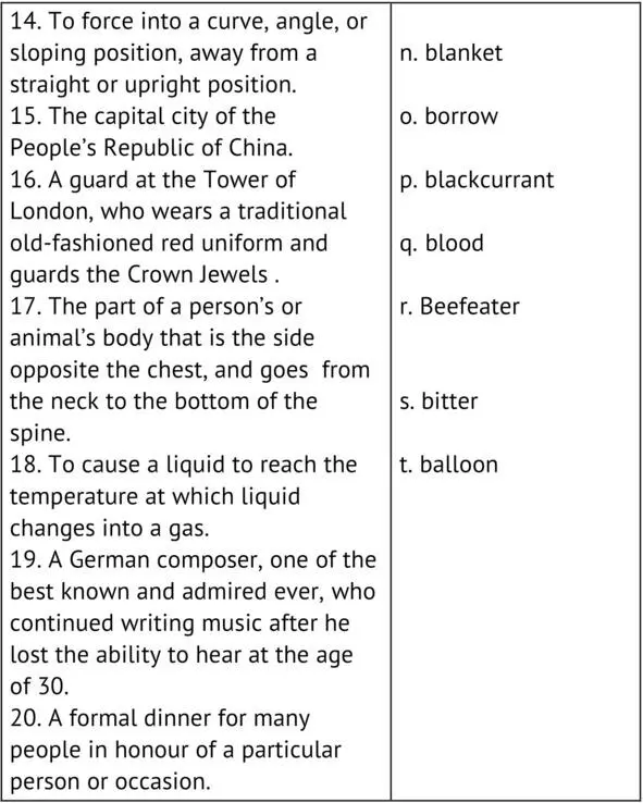 Exercise 3 Crossword puzzle 1 B 2 - фото 7