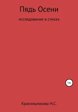 Надежда Красильникова Пядь осени обложка книги