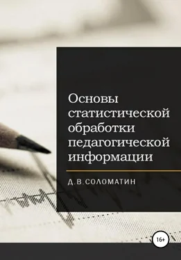 Денис Соломатин Основы статистической обработки педагогической информации обложка книги