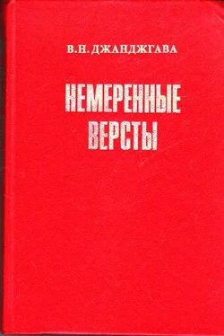 Владимир Джанджгава Немеренные версты (записки комдива) обложка книги
