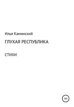 Илья Каминский Глухая республика обложка книги