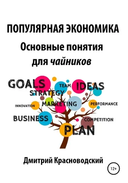 Дмитрий Красноводский Популярная экономика. Основные понятия для чайников обложка книги