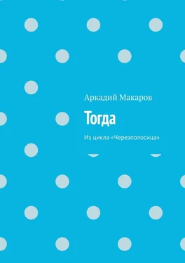 Аркадий Макаров Тогда. Из цикла «Черезполосица» обложка книги