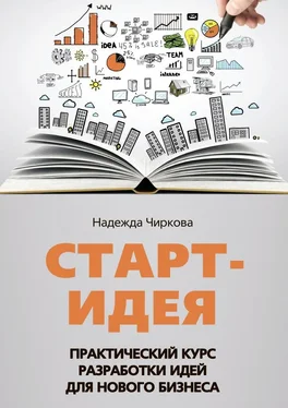 Надежда Чиркова Старт-идея. Практический курс разработки идей для нового бизнеса обложка книги