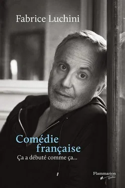 Fabrice Luchini Comédie française — Ça a débuté comme ça… обложка книги