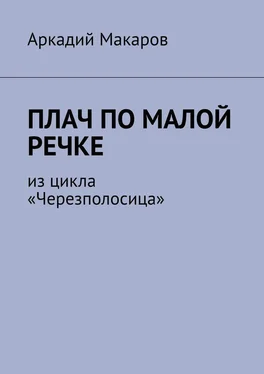 Аркадий Макаров Плач по малой речке. Из цикла «Черезполосица» обложка книги