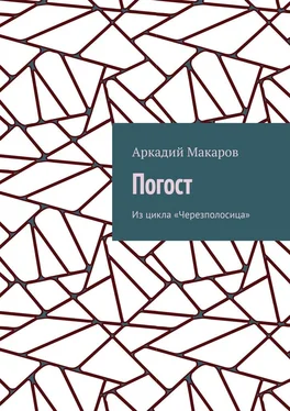 Аркадий Макаров Погост. Из цикла «Черезполосица» обложка книги