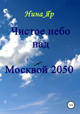 Нина Яр Чистое небо над Москвой 2050 обложка книги