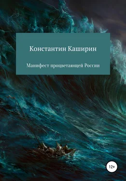 Константин Каширин Манифест процветающей России обложка книги