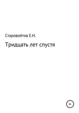 Евгений Старовойтов Тридцать лет спустя обложка книги