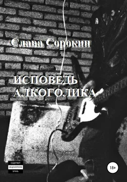 Слава Сорокин Исповедь алкоголика обложка книги