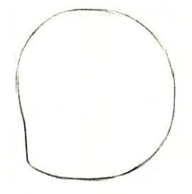 3 Draw the shape of the characters head on the original basis 4 Use - фото 30