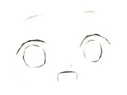 Draw the outline of the facial features on the basis of the crosshairs Draw - фото 39