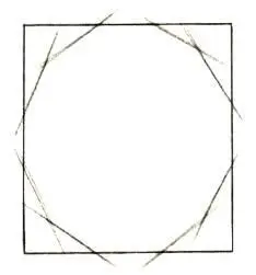 Cut the four corners of the square with a straight line Continue to cut the - фото 10