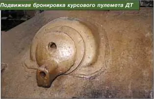 Подвижная бронировка курсового пулемета ДТ С сентября 1943 года танки Т34 - фото 72