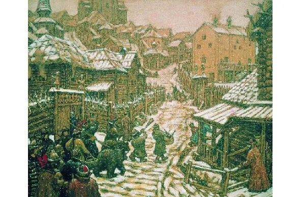 3 Медведчики картина А Васнецова 4 Гонцы Ранним утром в Кремле - фото 64