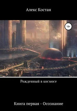 Алекс Костан Рожденный в космосе. Книга первая. Осознание обложка книги