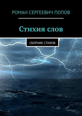 Роман Попов Стихия слов. Сборник стихов обложка книги