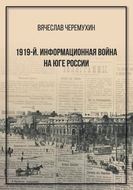 Вячеслав Черемухин 1919‑й. Информационная война на Юге России обложка книги