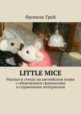 Фрэнсис Грей Little mice. Рассказ в стихах на английском языке с объяснением грамматики и справочным материалом обложка книги