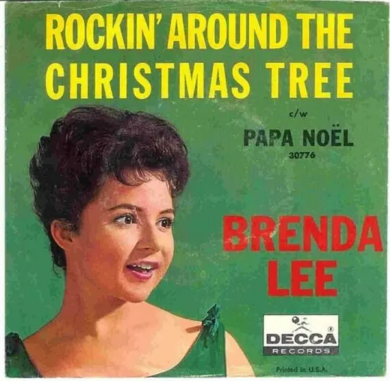 Voici la pochette originale du disque de 1958 avec une Brenda Lee enfantine et - фото 9